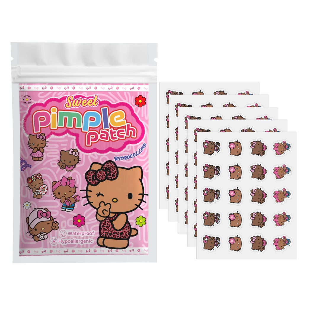 Skincare Moisturizer - 100 patchs anti-acné Hello Kitty, patchs