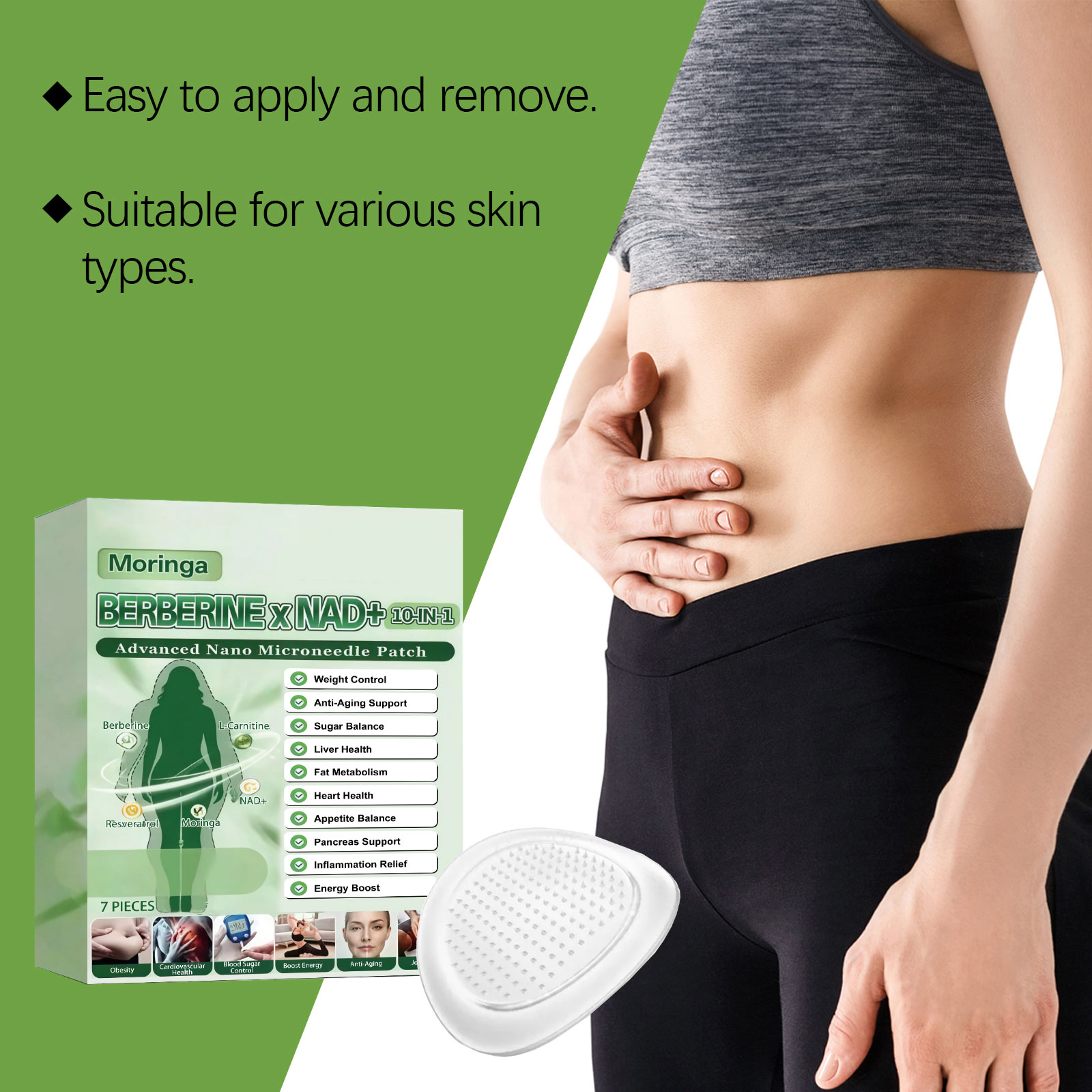 Patch Microneedle 10-en-1 Nuit - Skincare Moisturizer avis et prix